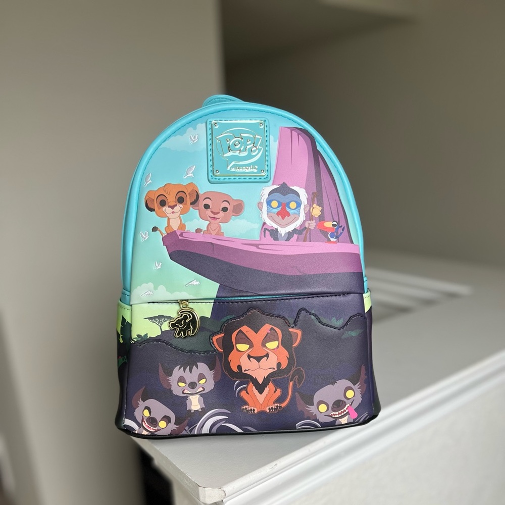 New Funko Pop! by Loungefly The Lion King Pride Rock Mini Backpack